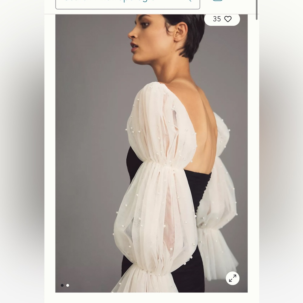 NWT Pearl Anthropologie sleeves